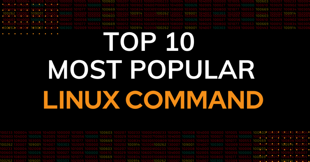 top 10 linux command