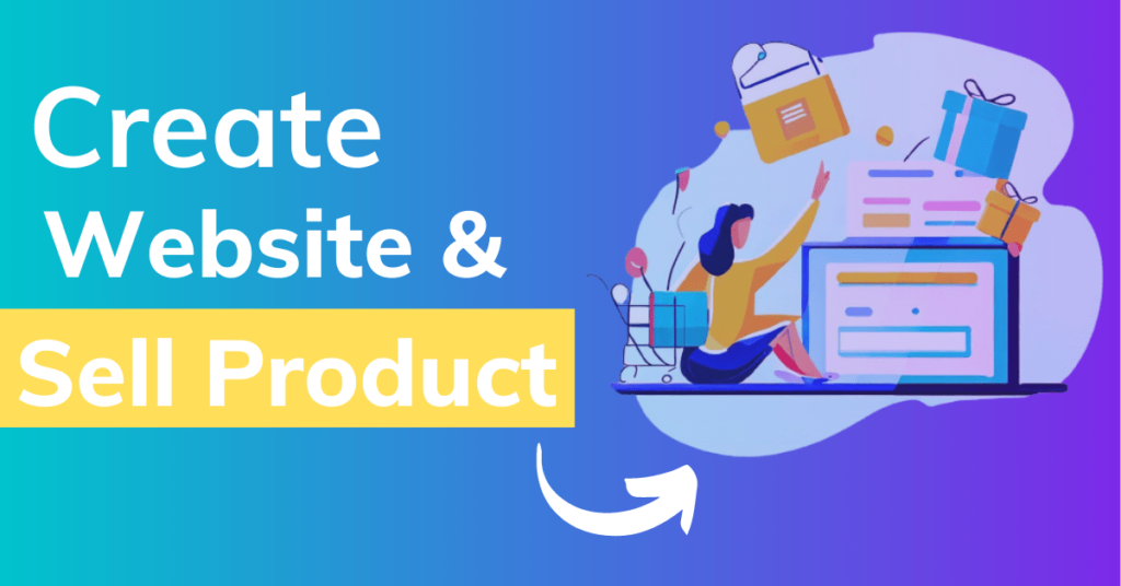 create website and sell products